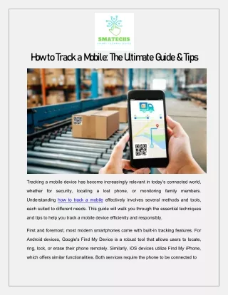 h ow to track a m obile the u ltim ate g uide tips