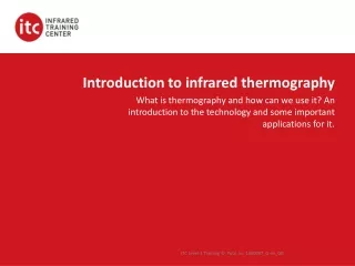 introduction to infrared thermography