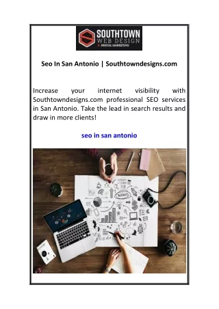 seo in san antonio southtowndesigns com