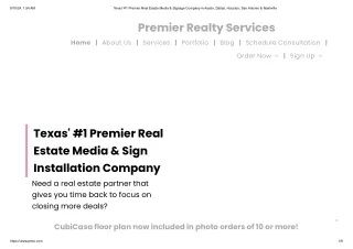 Texas' #1 Premier Real Estate Media & Signage Company in Austin, Dallas, Houston, San Antonio & Nashville