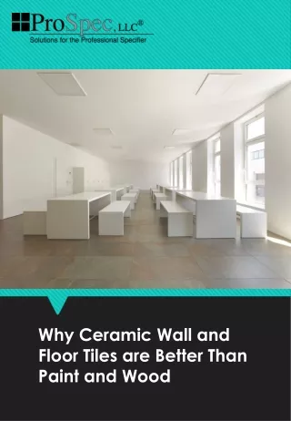 Why Ceramic Wall and Floor Tiles are Better Than Paint and Wood