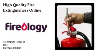 High-Quality Fire Extinguishers Online