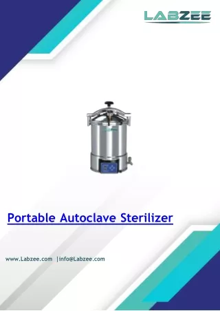 portable autoclave sterilizer
