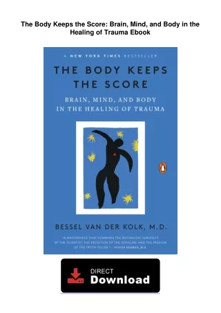The Body Keeps the Score: Brain, Mind, and Body in the Healing of Trauma