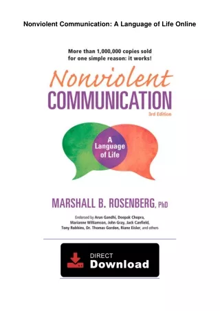 Nonviolent Communication: A Language of Life Online