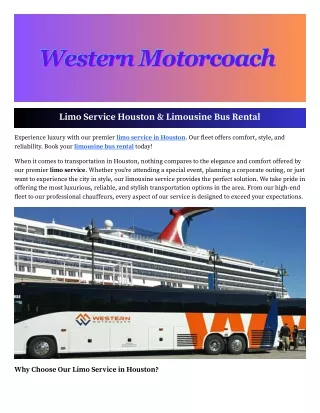 western motorcoach western motorcoach western