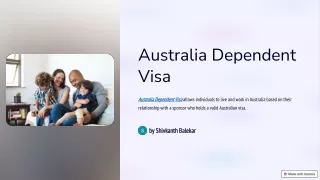 australia dependent visa