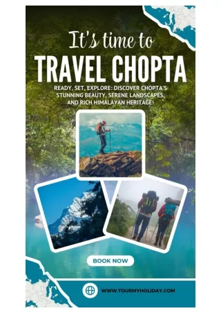 Chopta Essentials: Your Guide to the Best Tour Package Experience
