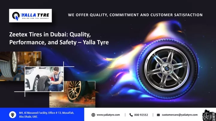 we offer quality commitment and customer