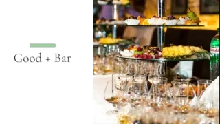 Non-Alcoholic Beverage Catering services  Good Bar