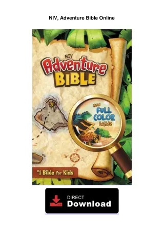 NIV, Adventure Bible Online
