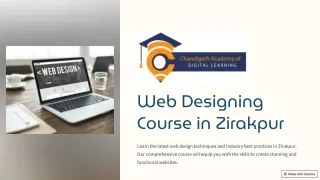 Web Designing Course in Zirakpur