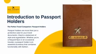 The Perfect Travel Companion: Passport Holders