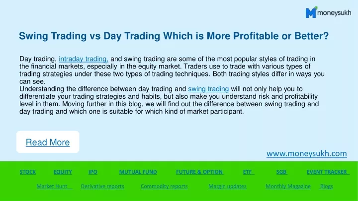 swing trading vs day trading which is more