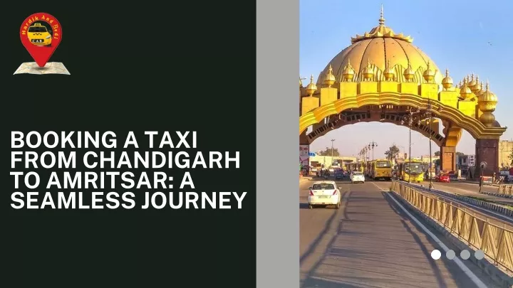 booking a taxi from chandigarh to amritsar