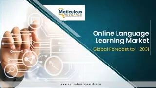 online language learning market global forecast