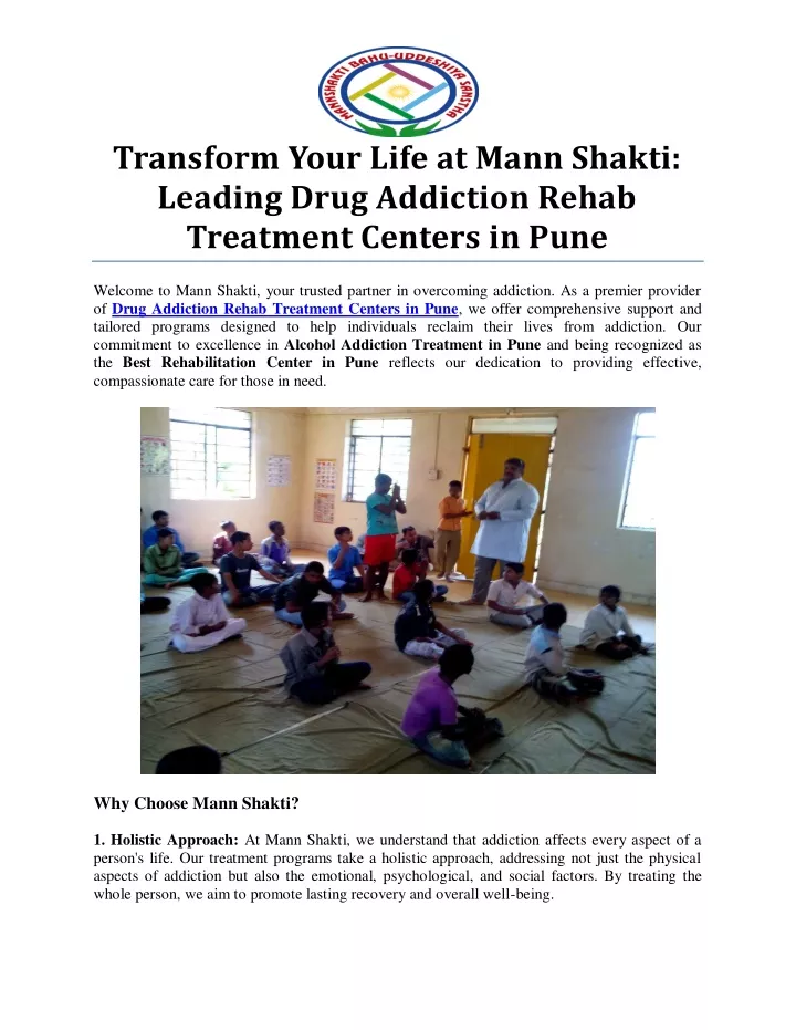 transform your life at mann shakti leading drug