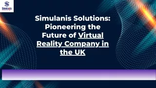 simulanis solutions pioneering the future