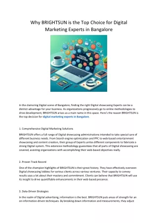 Digital Marketing Experts in Bangalore