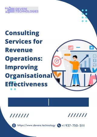 Consulting Services for Revenue Operations Improving Organisational Effectiveness