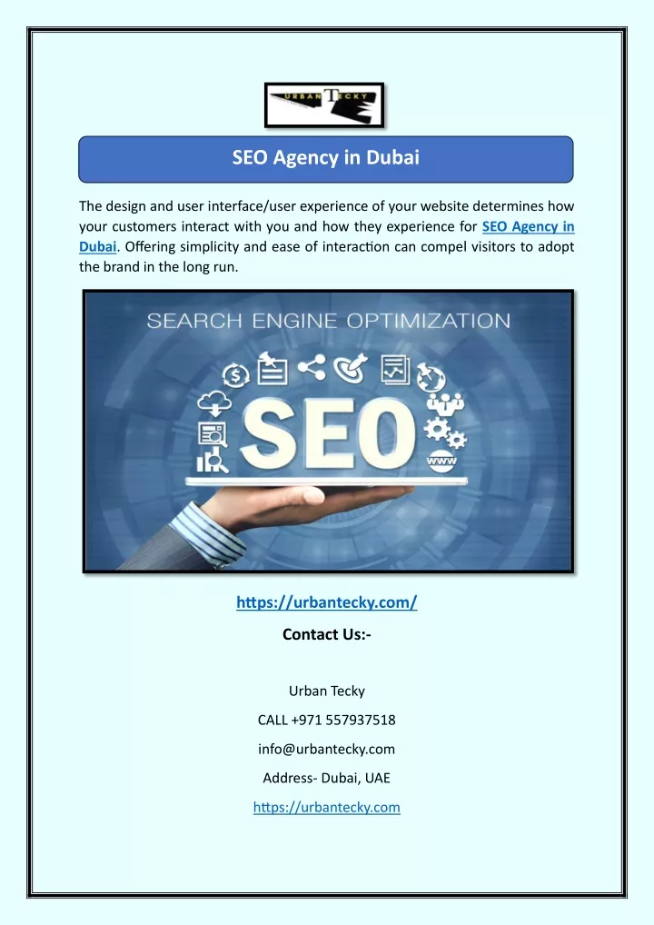 seo agency in dubai