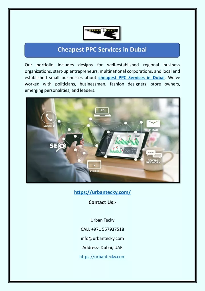 cheapest ppc services in dubai