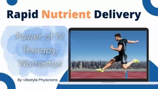 Rapid Nutrient Delivery The Power of IV Therapy, Warrenton