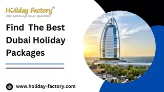 Find  The Best Dubai Holiday Packages