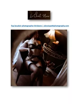 Top boudoir photographer Brisbane | alessiopettiphotography.com