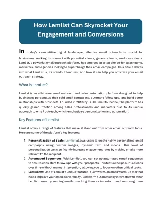 how lemlist can skyrocket your engagement