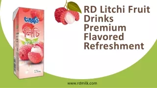 RD Litchi Fruit Drinks Premium Flavored Refreshment