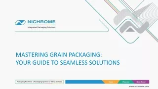mastering grain packaging your guide to seamless