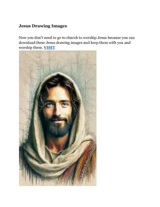 Jesus Drawing Images