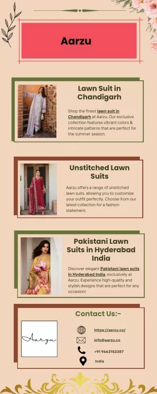Lawn Suit in Chandigarh