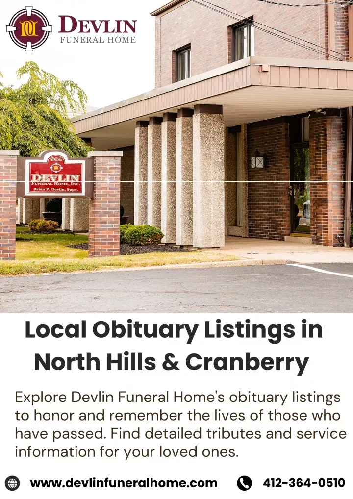 local obituary listings in north hills cranberry