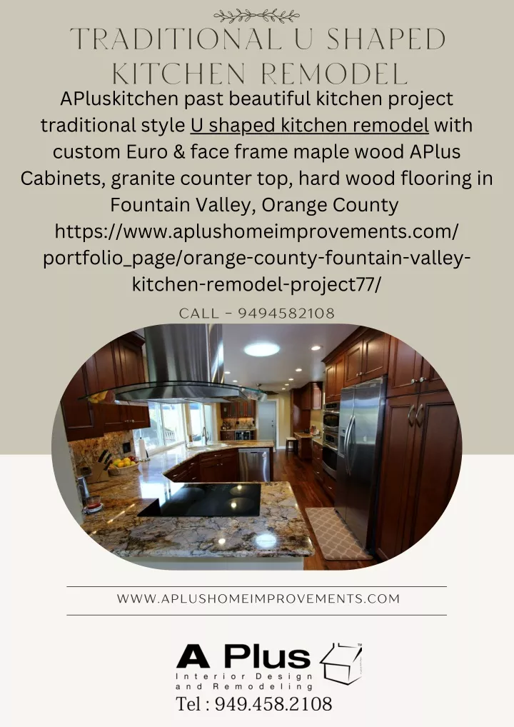 traditional u shaped kitchen remodel apluskitchen