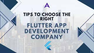 Tips to Choose the Right Flutter App Development Company