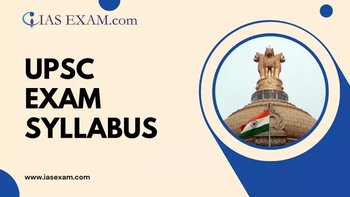 upsc exam syllabus