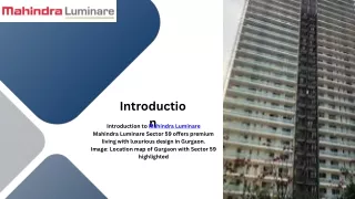 Exploring the Elegance of Mahindra Luminare Sector 59 Gurgaon