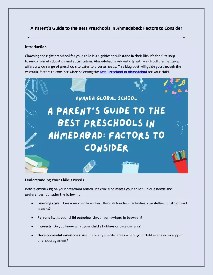 a parent s guide to the best preschools