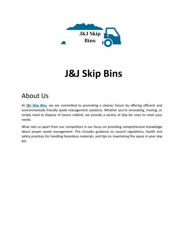 j j skip bins