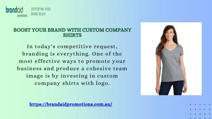 boost your brand with custom company shirts