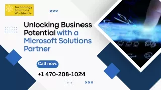 Unlocking Business Potential with a Microsoft Solutions Partner