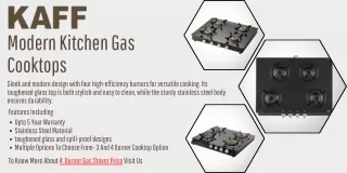 Modern Kitchen Gas Cooktops