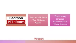 Pearson PTE Exam: Your Ultimate Guide to Success