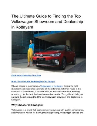 the ultimate guide to finding the top volkswagen