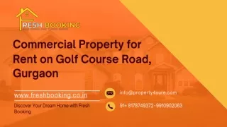 commercial property for rent on golf course road