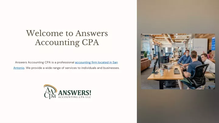 welcome to answers accounting cpa