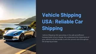 vehicle shipping usa reliable car shipping
