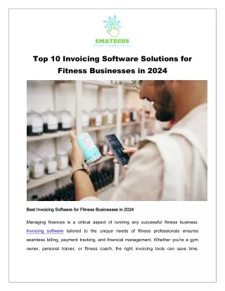 top 10 invoicing software solutions for fitness